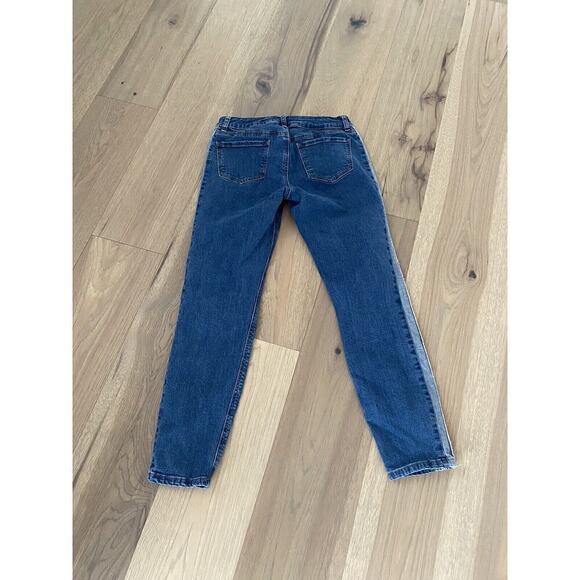 Dex Womens Reverse Seam Tapered Leg Medium Wash Skinny Jeans Size 29 - Picture 3 of 8